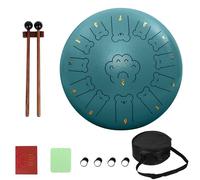Tambor de acero suave con plan de agarre de 13 tonos, instrumento musical para principiantes para adultos, recuperación de sonido, ayuda para enseñanza de música