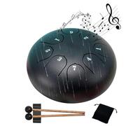 Tambor de acero, tambor de lluvia de 8 notas para jardín exterior, tambor de chakra para exteriores cuando llueve, instrumentos de curación de sonido para educación musical, entretenimiento,