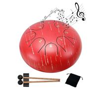 Tambor de acero, tambor de lluvia de 8 notas para jardín exterior, tambor de chakra para exteriores cuando llueve, instrumentos de curación de sonido para educación musical, entretenimiento,