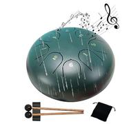 Tambor de acero, tambor de lluvia de 8 notas para jardín exterior, tambor de chakra para exteriores cuando llueve, instrumentos de curación de sonido para educación musical, entretenimiento,