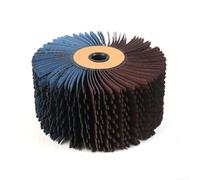 Tambor de alambre abrasivo de grano 120-600 para rueda de pulido de madera con cepillo de lijado para superficies irregulares y tallas (grano 180)