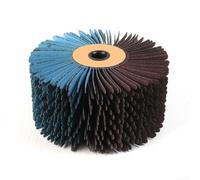 Tambor de alambre abrasivo de grano 120-600 para rueda de pulido de madera con cepillo de lijado para superficies irregulares y tallas (grano 150)