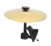 Tambor de automóvil portátil Cymbal, choque de automóviles Decoración de platillos Ventilates de ventilación Casmbal con soporte ajustable para ventilación de aire en el (Gold)