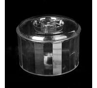 Tambor de Barril de Pulido de Plástico, Pulidor de Vaso Magnético, Accesorios de Herramientas de Joyería de Calidad, Transparente