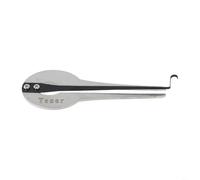 Tambor de boca de acero inoxidable cromado para principiantes y profesionales - Instrumento oral tradicional con sonido vibratorio para Blues Folk para jazz - Tamaño compacto 12,6 cm (tamaño grande)