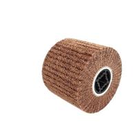 Tambor de bruñido y pulido trefilado alambre, cepillo rueda aleta abrasiva nailon no tejido for acero inoxidable(240)