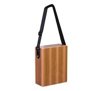 Tambor de Cajón de Viaje Portátil con Bolsas de Transporte de Correa Instrumento de Percusión de Madera de Cebra