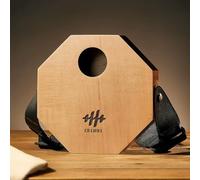 Tambor de cajón octogonal portátil 3 en 1 con correa ajustable y bolsa de transporte, instrumento de percusión manual(Wood style)