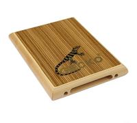 Tambor de cajón portátil hecho de abedul y sapele con cabeza de cedro, cuerdas de guitarra integradas para una resonancia distintiva y profundidad de sonido, diseño de viaje ligero (PAD2)