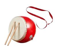 Tambor de cintura para niños, material musical, pandereta de mano para baile popular chino, tambor de cintura redonda