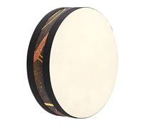 Tambor de Cuentas Ocean Wave, Madera y Piel de Cabra, Pequeñas Bolas de Acero, Sonido del Océano, Percusión de Instrumentos Musicales de 10 Pulgadas para Amantes del Mar (8)