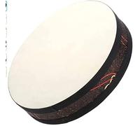 Tambor de cuentas oceánicas, instrumento musical de sonido de mar suave con diseño exquisito que crea un hermoso disfrute hecho de piel de cabra de madera