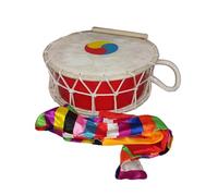 Tambor De Cuerda Pintado Coreano, Incluye Baquetas Y Cinta, Sonido Fuerte/Fácil De Tocar,35CM