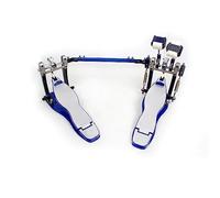 Tambor De Doble Paso, Pedal De Martillo, Leva De Doble Cadena, Accesorios De Un Solo Pedal, Tambor De Jazz, Martillo De Paso Pedal de bombo para principiantes (Color : Double)