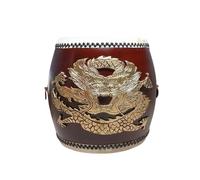 Tambor De Dragón En Relieve De 65 Cm, Un Instrumento De Percusión De Madera Maciza Adecuada Para Actuaciones Comerciales
