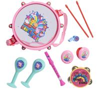 Tambor de fiesta de Peppa Pig, 10 piezas, juego de simulaci n, juguetes para ni os a partir de 18 meses, exclusivo de Amazon, de Just Play.