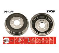 TRW DB4278 Tambor de freno