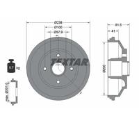 Tambor de freno 94043000 TEXTAR para SUZUKI OPEL