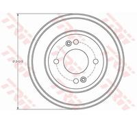 Tambor de freno DB4401 TRW para HYUNDAI GETZ