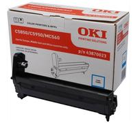Tambor de imagen cian original OKI para impresoras láser C5850/5950 y MC560