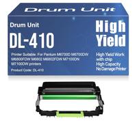 Tambor de Imagen DL-410 Compatible con M6700D M6802 y M7100DN para Pantum M6700D M6700DW y M6800FDW M6802 M6802FDW M7100DN y M7100DW Impresoras,1PC-Black