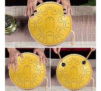 Tambor De La Lengua De Acero 14 Pulgadas 15 Nota Instrumento De Percusión Instrumento De Percusión Terapia Espiritual Con Bolsa De Viaje Para Adultos Y Regalo De Mazo Para Niños (Color : C)