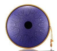 Tambor de la lengua de acero 14 pulgadas de 14 pulgadas Kit completo, Clave C, Percusión Psicoterapia, Regalo para principiantes y Yoga Loversi (Color : Purple)
