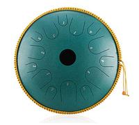 Tambor De La Lengüeta De Acero 14 Pulgadas De 14 Pulgadas Kit Completo, Clave C, Percusión Psicoterapia, Regalo Para Principiantes Y Amantes Del Yoga (verde)