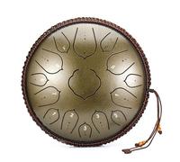 Tambor de lengua, 14 pulgadas de diámetro, 15 notas, tambor de acero, percusión manual, mazos musicales, instrumentos para adultos, niños, meditación, yoga, curación, educación, mente