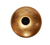 Tambor de lengua de 14 pulgadas, Mini tambor portátil for Yoga, tambor de té de Metal, tambor hueco (Color : D)