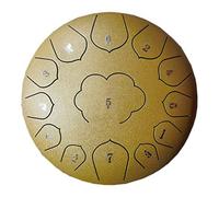 Tambor de Lengua de Acero 13 Tonos, Tongue Drum nstrumentos 12 Pulgadas con Mazos de Tambor/Bolsa de Transporte para Camping, Yoga, Meditación, Terapia De Músic (Color : F)