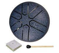 Tambor de lengua de acero, 3 pulgadas, 6 tonos, tambor de percusión, tambor esencial, tambor de acero tongue, tamaño pequeño y calidad de sonido esencial, para meditación, yoga, sanación de sonido