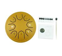 Tambor de lengua de acero 4 5 en 8 notas Ethereal Tambor Tono C Keys Handpan Mano Tambor Percussion Musical Instrument con baqueta
