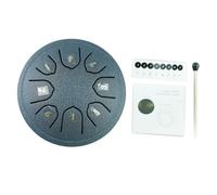 Tambor de lengua de acero 4 5 en 8 notas Ethereal Tambor Tono C Keys Handpan Mano Tambor Percussion Musical Instrument con baqueta