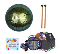 Tambor de lengua de acero, 8 notas, 5.5 pulgadas, teclas C, instrumento de percusión de acero con libro de música para educación musical