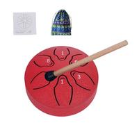 Tambor de lengua de acero al carbono, 8 cm, 6 notas, tambor de lengua para niños, actividades preescolares, instrumento de tambor