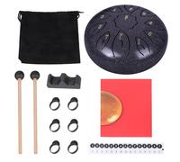 Tambor de lengua de acero de 11 notas de 8 pulgadas que ofrece tonos ricos para relajación y músicos principiantes