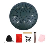 Tambor de lengua de acero de 11 notas, pequeño, portátil, instrumento de percusión, para meditaciones, yoga