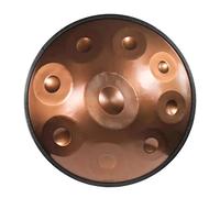 Tambor de lengua de acero de 22 pulgadas con soporte de asa, estuche de mano, mazos y tela, instrumento de percusión de 9 notas para principiantes y expertos, fácil de tocar y transportar, perfecto