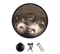 Tambor De Lengua De Acero De 22 Pulgadas, Tambor De Mano Handpan, Instrumento De Percusión Para Adultos En Re Menor, Para Yoga, Conciertos Y Producción De Audio(A,9 notes (440Hz))