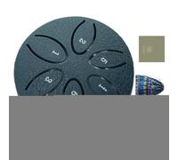 Tambor De Lengua De Acero De 3 Pulgadas A 6 Notas - Tambor De Lluvia Musical, percusión Educativa A Mano, Herramienta De Relajación Calmante | Práctica Confiable De Conciencia, Ideal Para Yoga, L