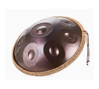 Tambor De Lengua De Acero De 432 Hz/440 Hz, 22 Pulgadas Handpan Drum En Re Menor, 9/10/12 Notas Percusión De Tambor Golden Handpan, Para Educación Musical Y Reuniones Familiares(E-432Hz,10Notes)