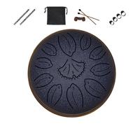 Tambor de lengua de acero de 6 pulgadas, 11 notas, tambores de mano con libro de música, tambores de mano, mazos y bolsa de almacenamiento, instrumentos de percusión musical