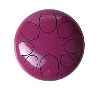 Tambor de lengua de acero de 6 pulgadas, 8 notas, afinación de tambor etéreo, juego de instrumentos de tambor con bolsa de transporte de tambor, 2 baquetas, libro tutorial y 4 púas de dedo (color