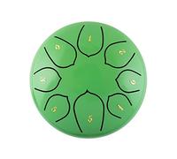Tambor de lengua de acero de 6 pulgadas, instrumento de tambor portátil, tambor de mano para adultos, adecuado para meditación personal y práctica de yoga