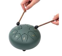Tambor de lengua de acero de 8 notas para adultos, sartén de mano para | Tambores de lengua de acero para meditaciones, conciertos, yoga, juguete musical con baqueta para adultos principiantes