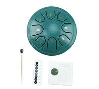 Tambor de lengua de acero de 8 tonos, 4, 5 pulgadas, baquetas, pandereta musical con baquetas, accesorios para instrumentos, Handpan