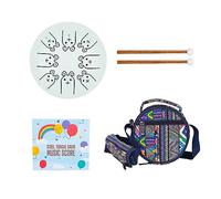 Tambor de lengua de acero de 8 tonos C botón instrumento de percusión tambor tambor esencial único con 12 signos del zodiaco para principiantes y niños