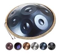 Tambor De Lengua De Acero En Re Menor - Harmonic Handpan Drum, 9/10/12 Notas 432 Hz/440 Hz, Instrumento De Percusión Handpan Para Adultos, Para Meditación, Yoga(A,432HZ/9Note)