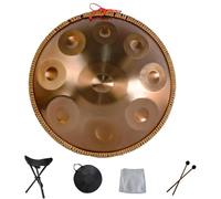 Tambor De Lengua De Acero, Handpan Drums Sets De 22 Pulgadas, Instrumentos De Percusión De Acero En Re Menor 432 Hz/440 Hz 9/10/12/14 Notas, Para Educación Musical(F,9 notes(440HZ))